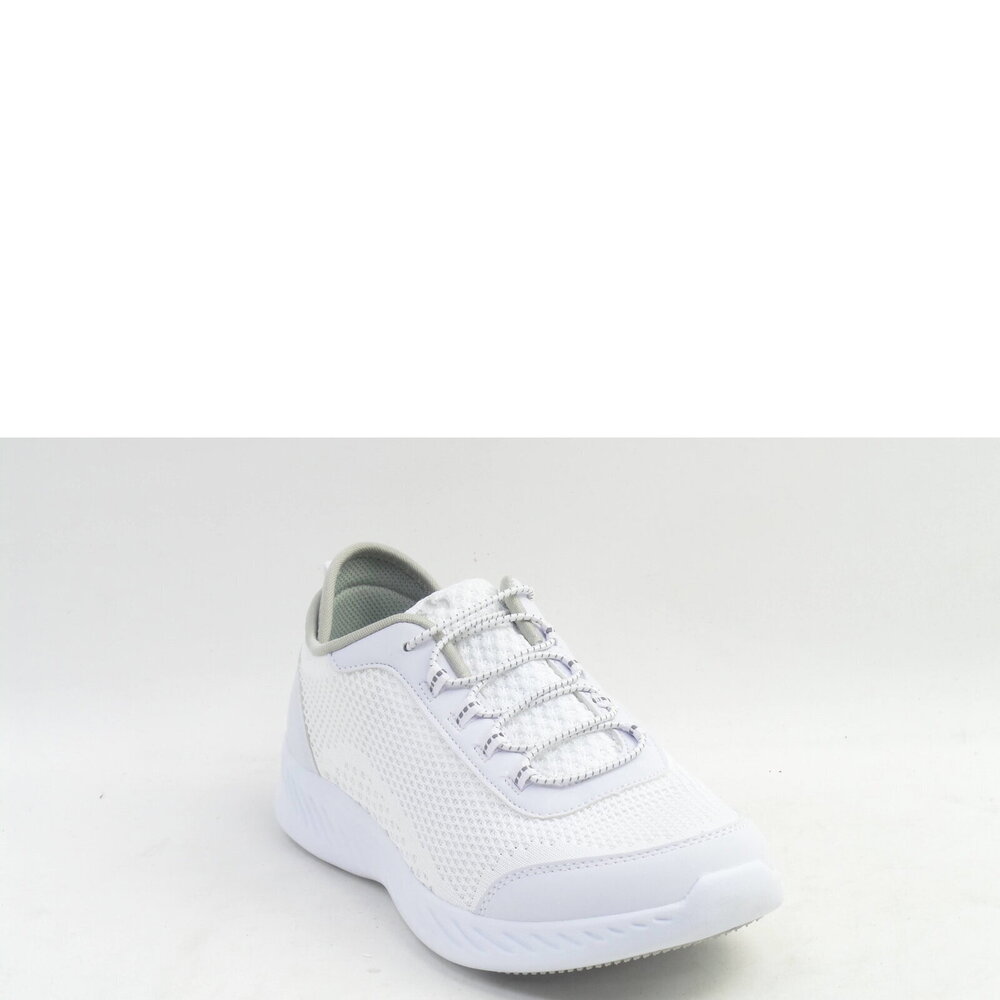 Tony Little Cheeks Fit Body Shape Knit Slip On Trainer White - Wide